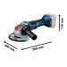 Bosch GWX 18V-10 (L, 125 mm) solo CLC