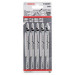 Bosch 5 Stichsägeblätter T 345 XF