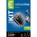 Cellularline Reiselader-Set 10W USB C bl