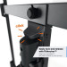 Vogels TVM 3445 Schwarz TV-Wandhalterung