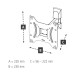Hama TV-Wandhalterung  (48") bis 20kg