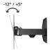 Hama TV-Wandhalterung  (48") bis 20kg
