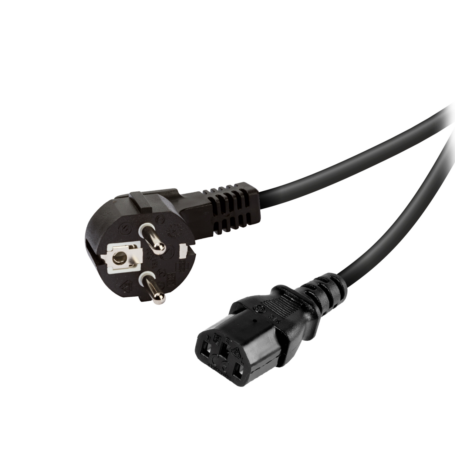 VIVANCO Kaltgeräteanschlusskabel, 1,8 m VIVANCO 45482 CC E 18 PC-Stromanschluss, Schuko Image