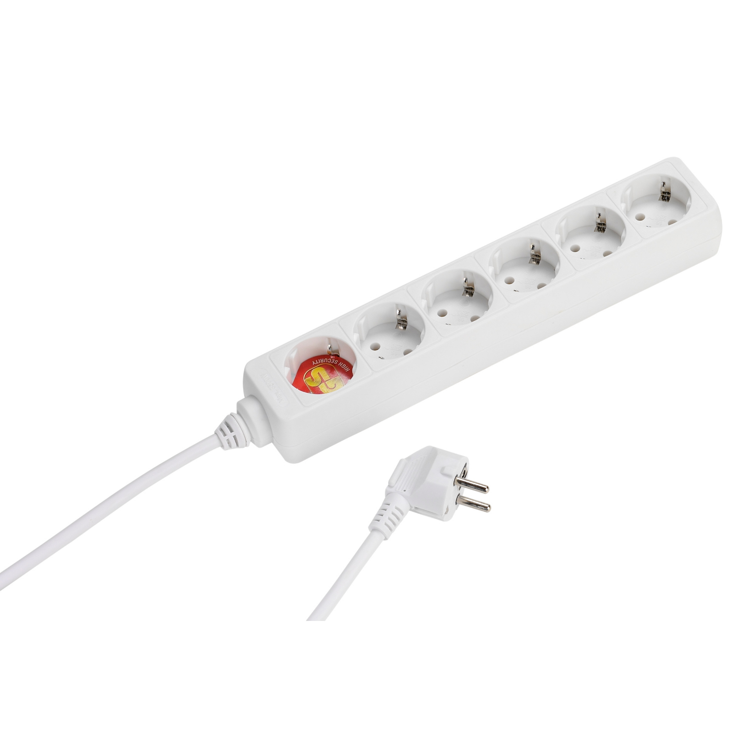 Vivanco 6er Steckdosenleiste weiß 1,4 6x Schuko ohne Schalter Image