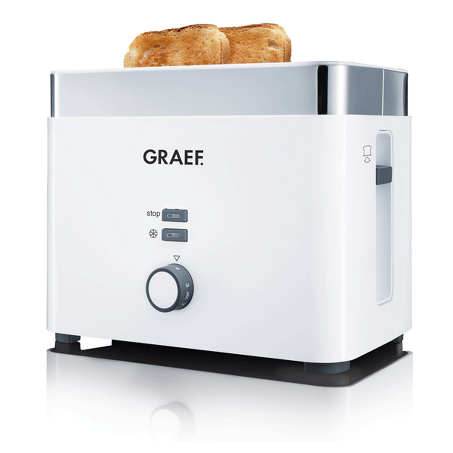 Graef TO61 Toaster Kunststoff, weiß Image