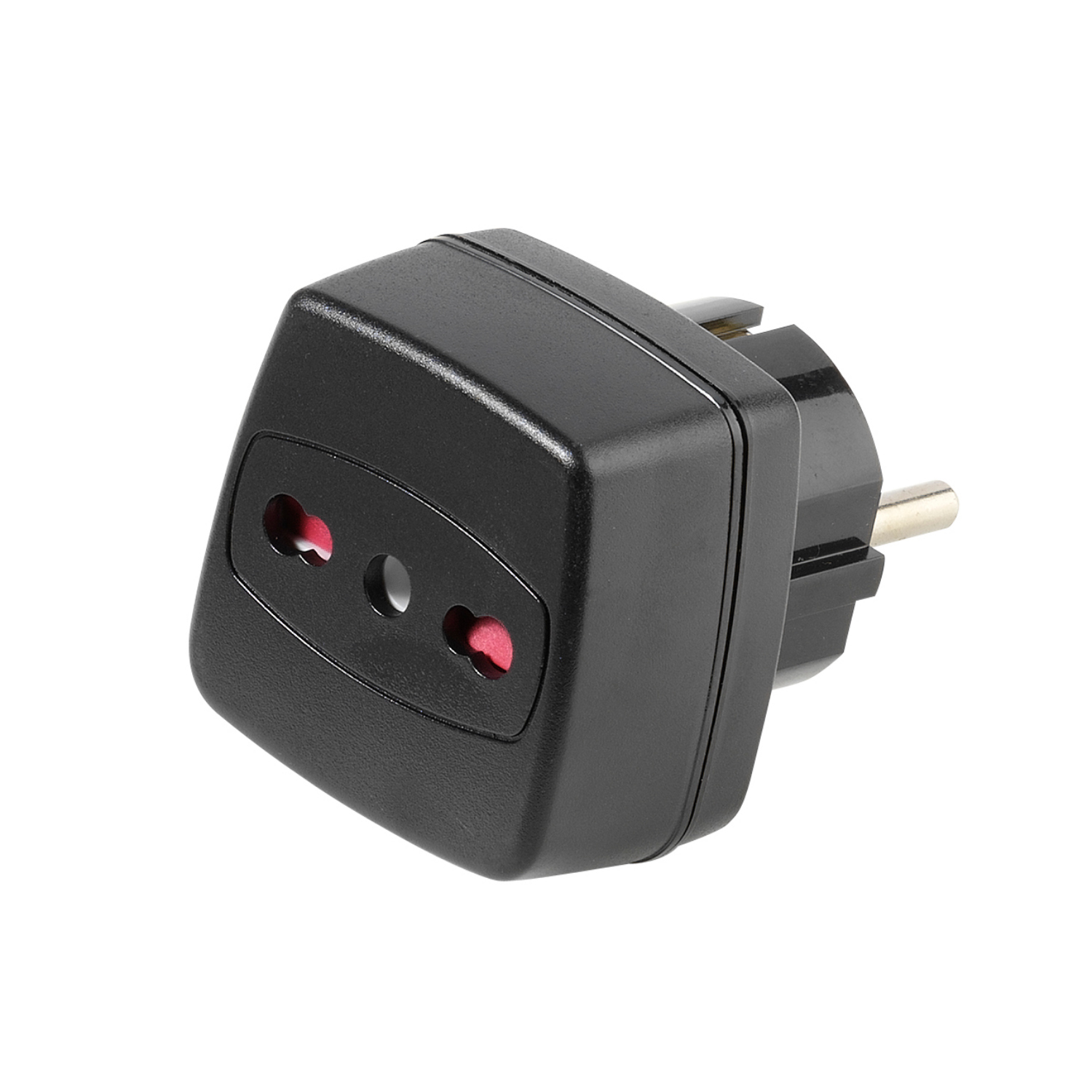 Vivanco Reisestecker Italien Italien Buchse - Schuko Stecker Image