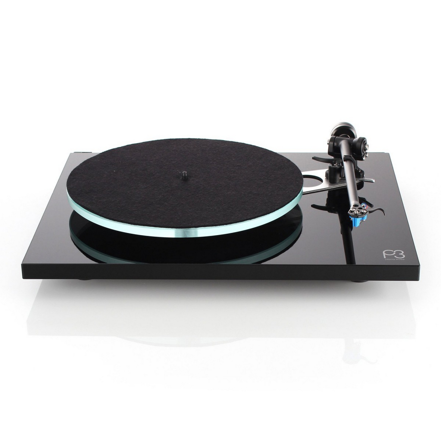 Rega Planar 3 Tonarm RB 330 schwarz Plattenspieler ohne Tonabnehmer