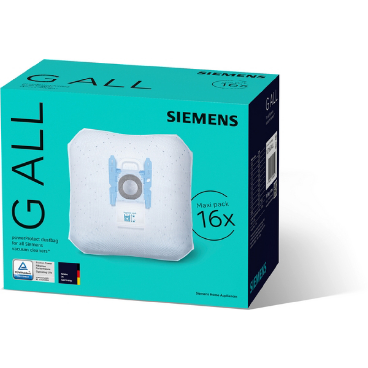 Siemens VZ16GALL 16 Staubsäcke TYPGALL Image