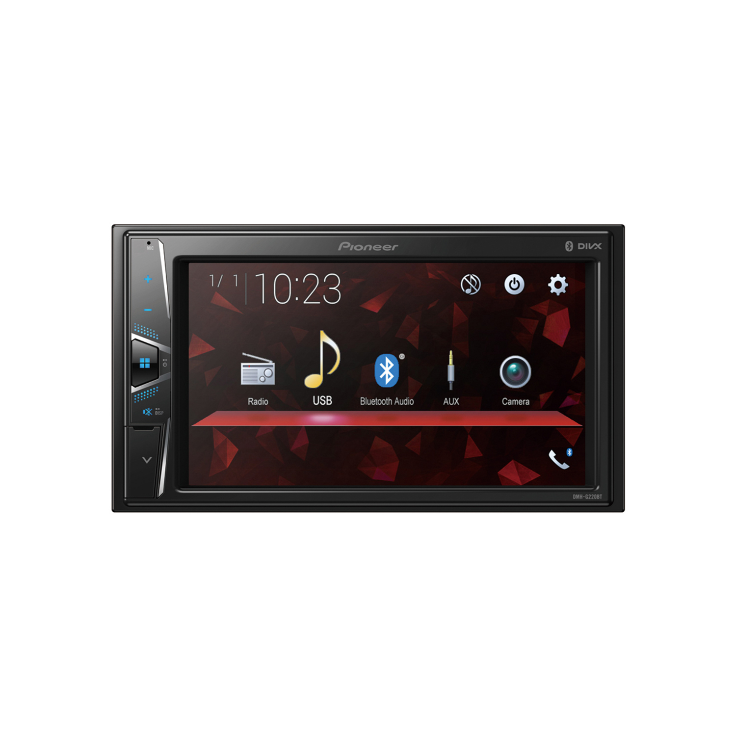 Pioneer DMH-G220BT 6,2" Clear Type Resistive Multi-Touchscreen-Tuner Image