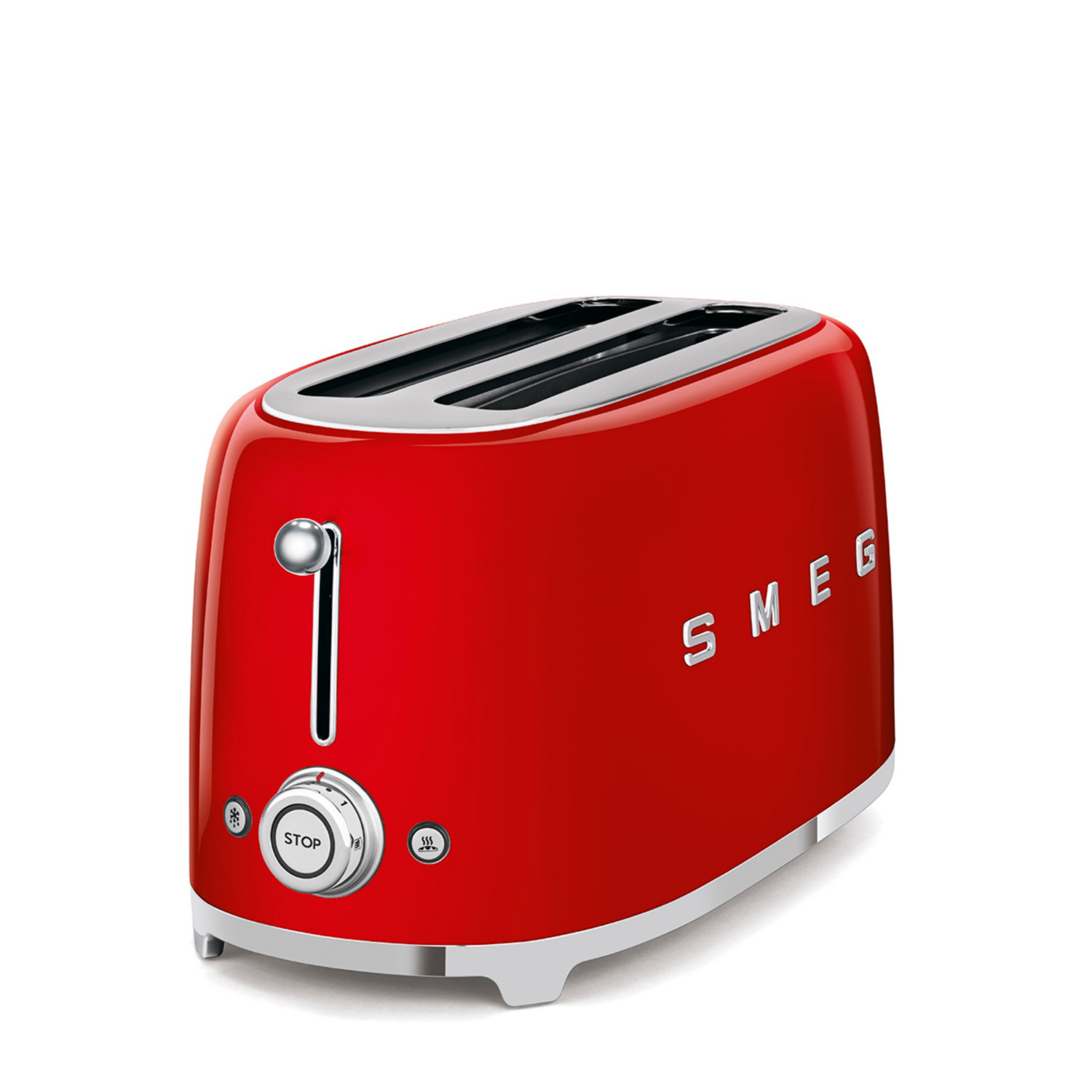 SMEG TSF02RDEU 2-Schlitz-Toaster lang 50's Retro Style, rot Image