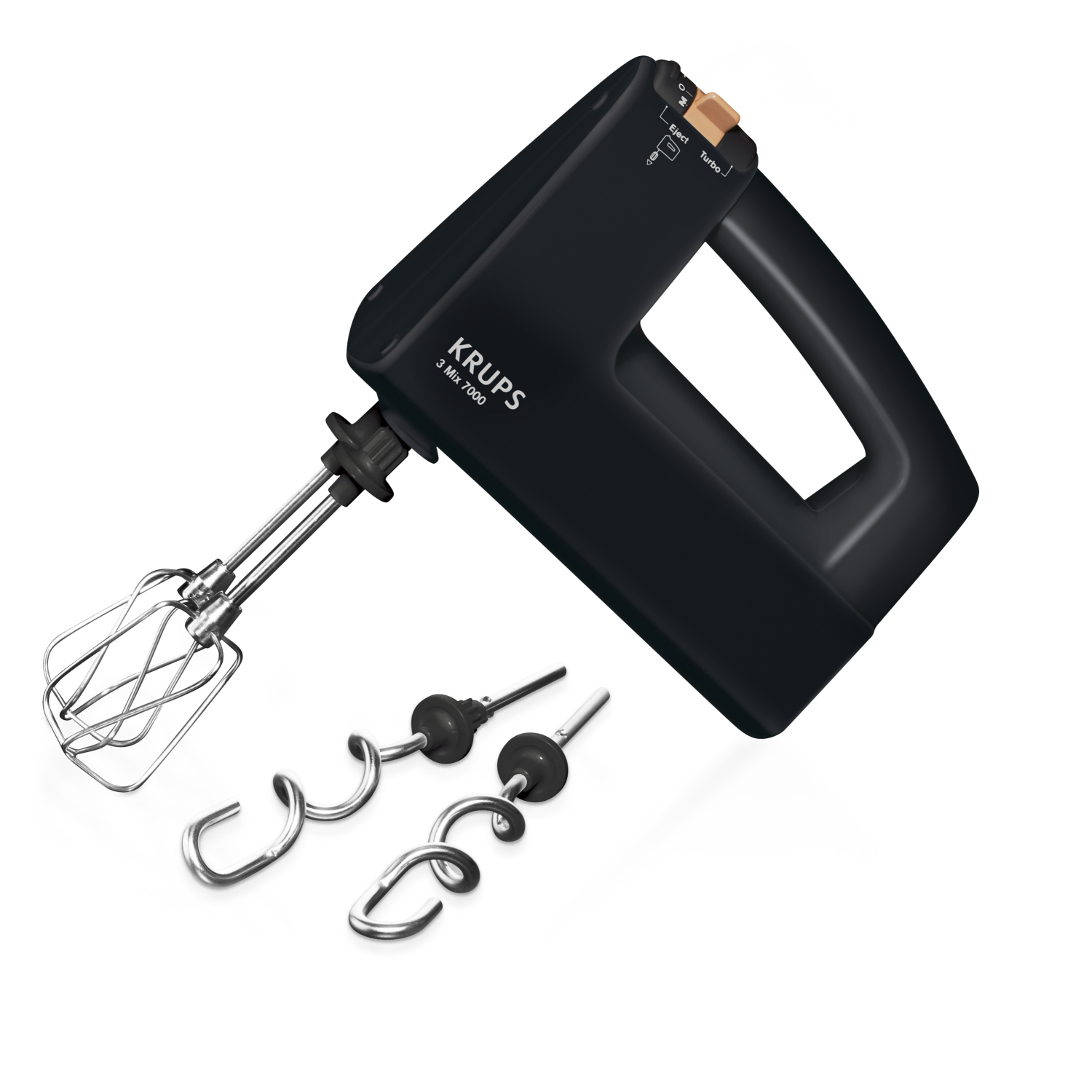 Krups F60858 3 MIX 7000 Handmixer 60-Jahre- Jubuliäumsedition Schwarz / Kupfer