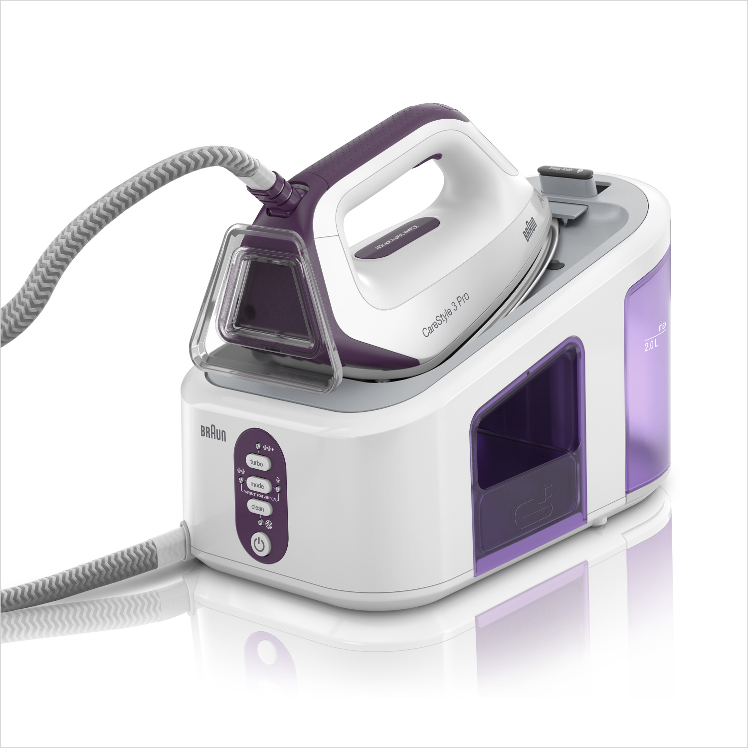 Braun CareStyle 3 Pro IS3155VI Bügelstation, lila 0128803001