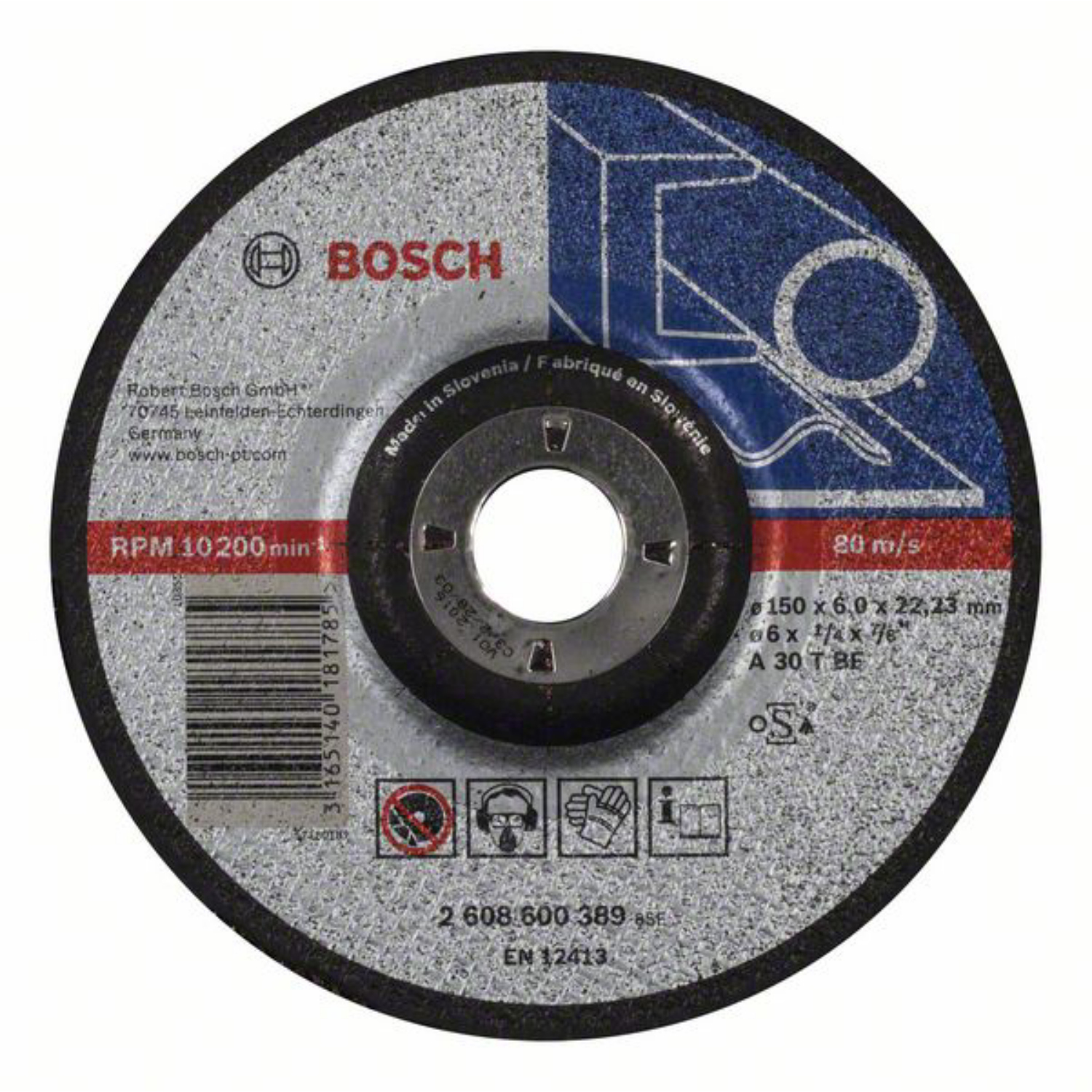 Bosch Schruppsch.150X6 mm F.Stahl Schruppscheibe 2608600389