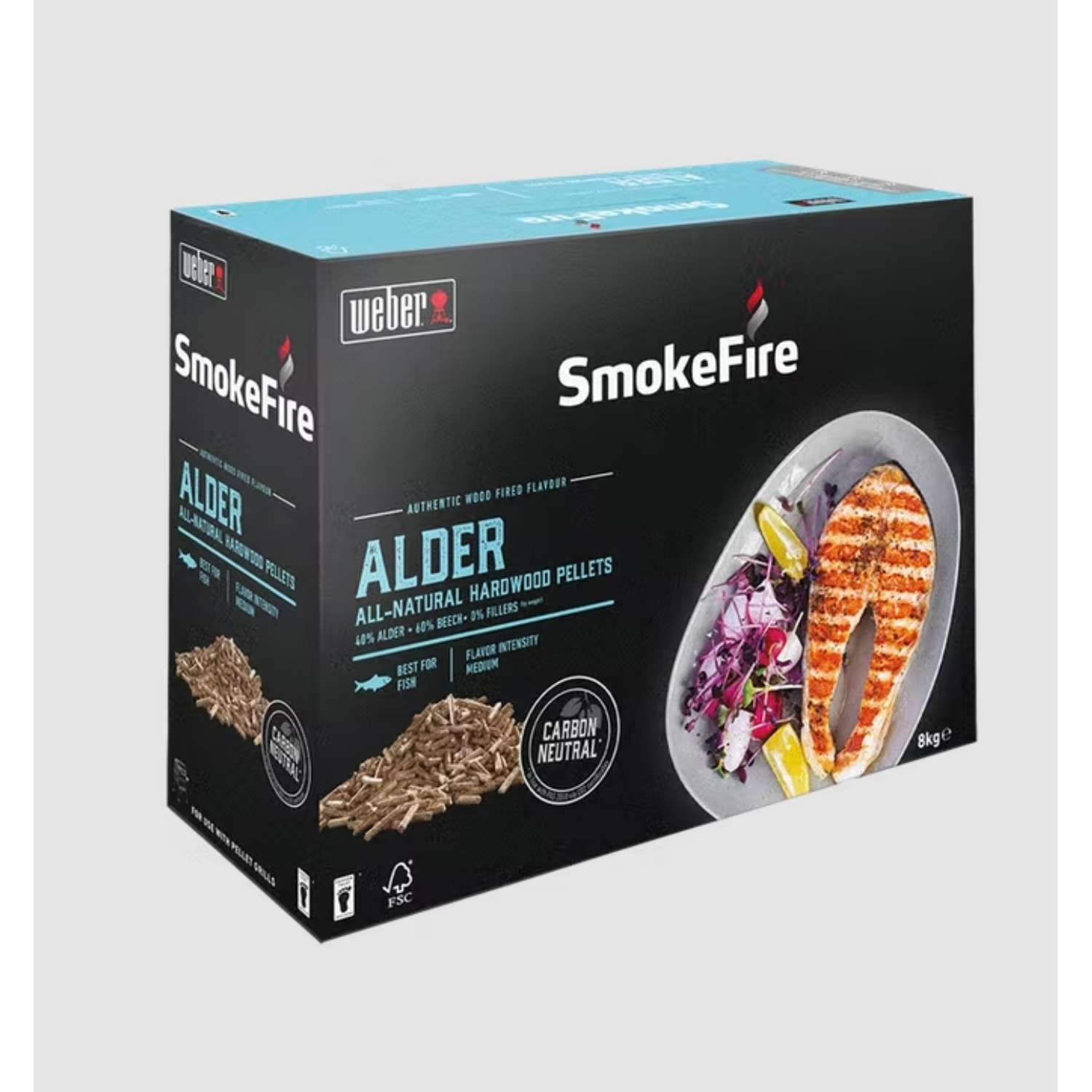 Weber SmokeFire Holzpellets Erle - 8 kg FSC