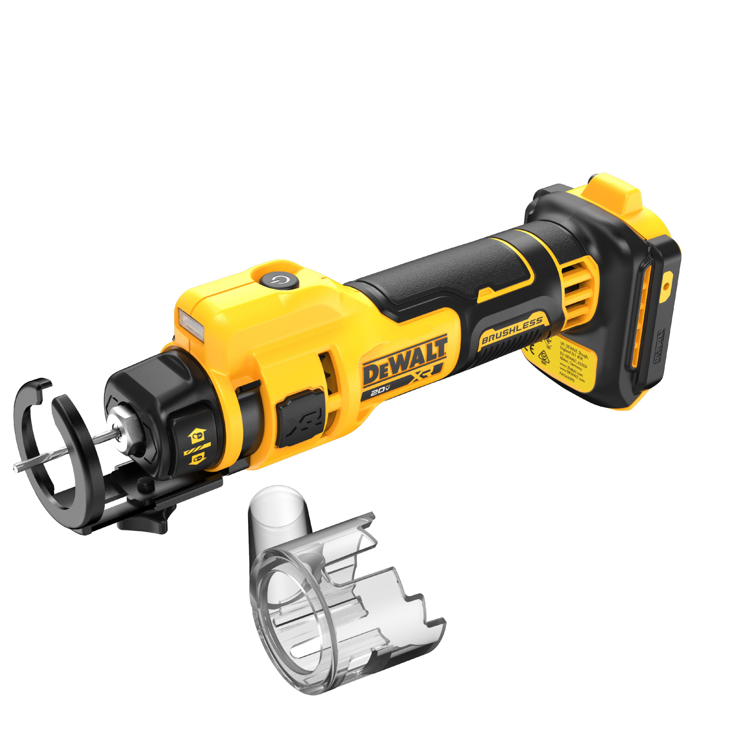 DeWalt DCE555N-XJ Akku-Trockenbaufräse 18V, Basisversion Image