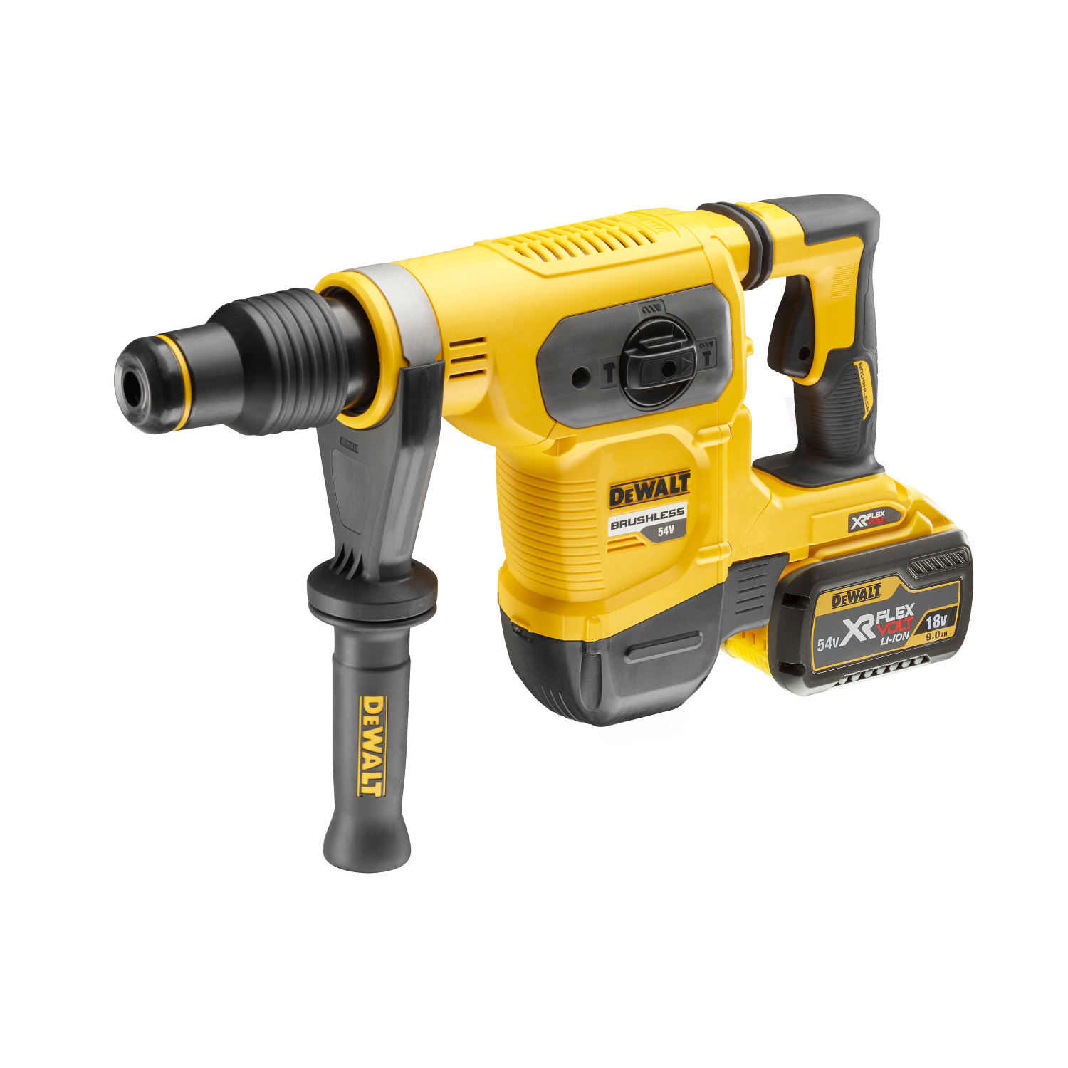 DeWalt DCH481X2-QW Akku-Kombihammer SDS-max, 54V, inkl. 2 x 54 V Akkus, Ladegerät und Koffer Image