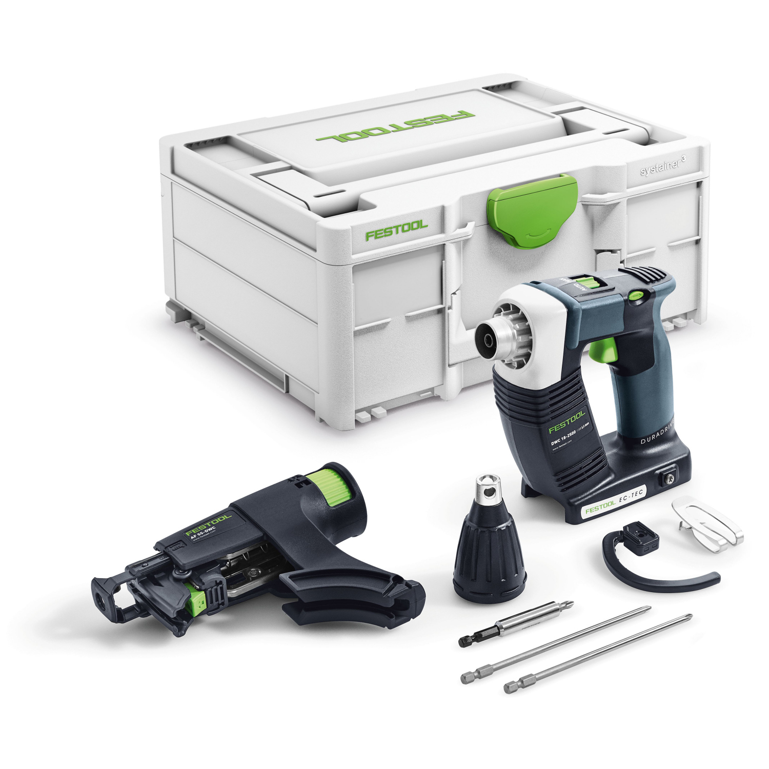 Festool Akku-Bauschrauber DWC 18-2500 Basic, Akku-Trockenbauschrauber 576497