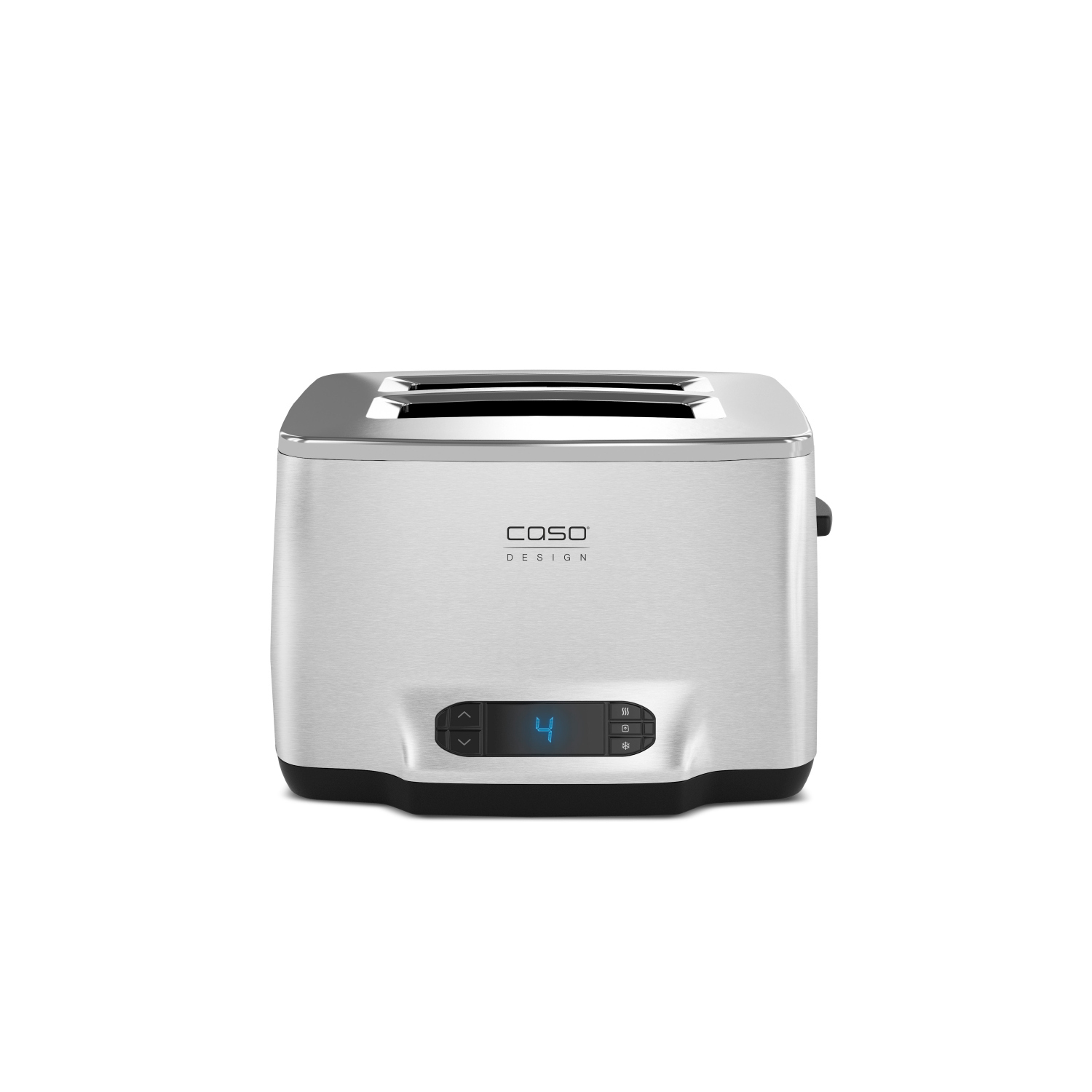 CASO Inox 2 Toaster, 2778 Design Toaster für 2 Scheiben Toast Edelstahl, 1000 Watt