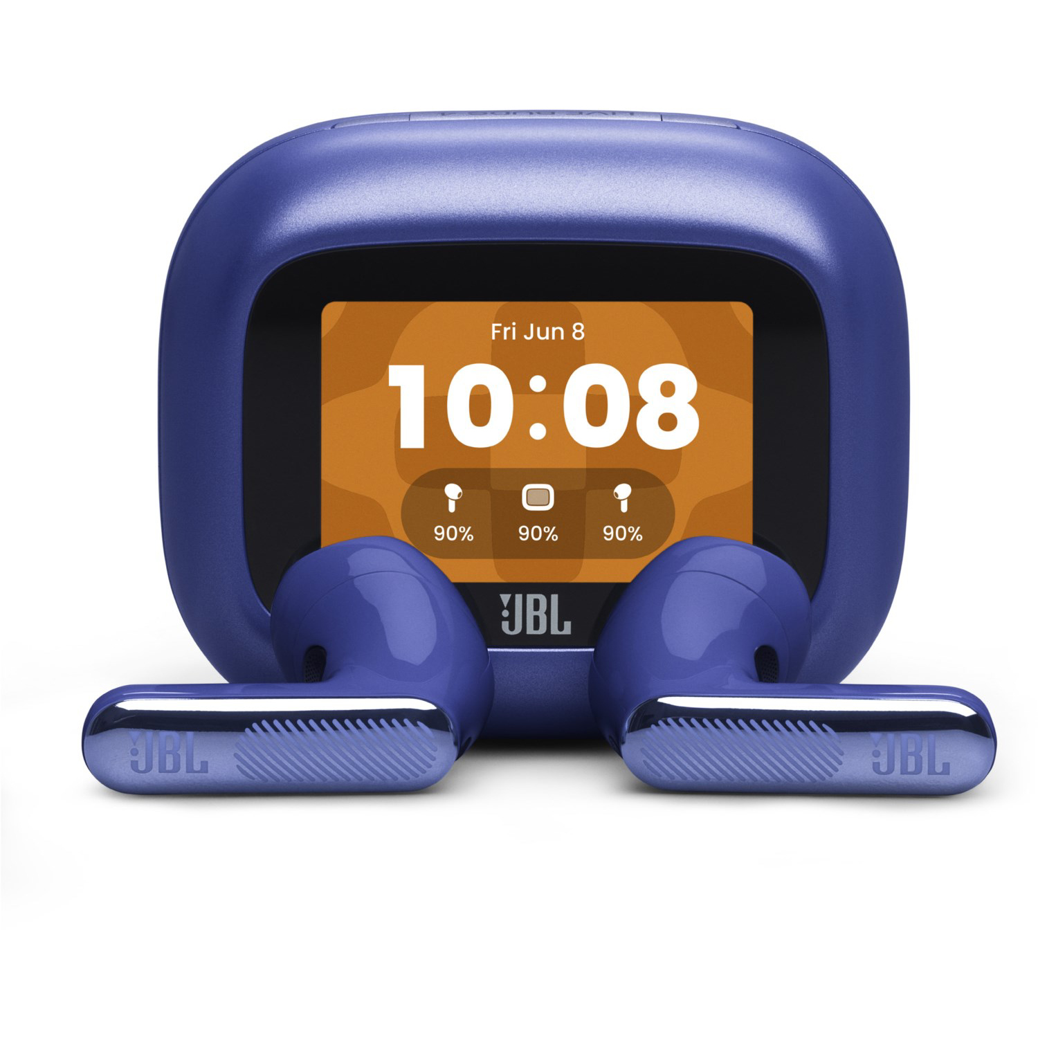 JBL Live Flex 4 blau kabellose Ohrhörer mit Noise-Cancelling