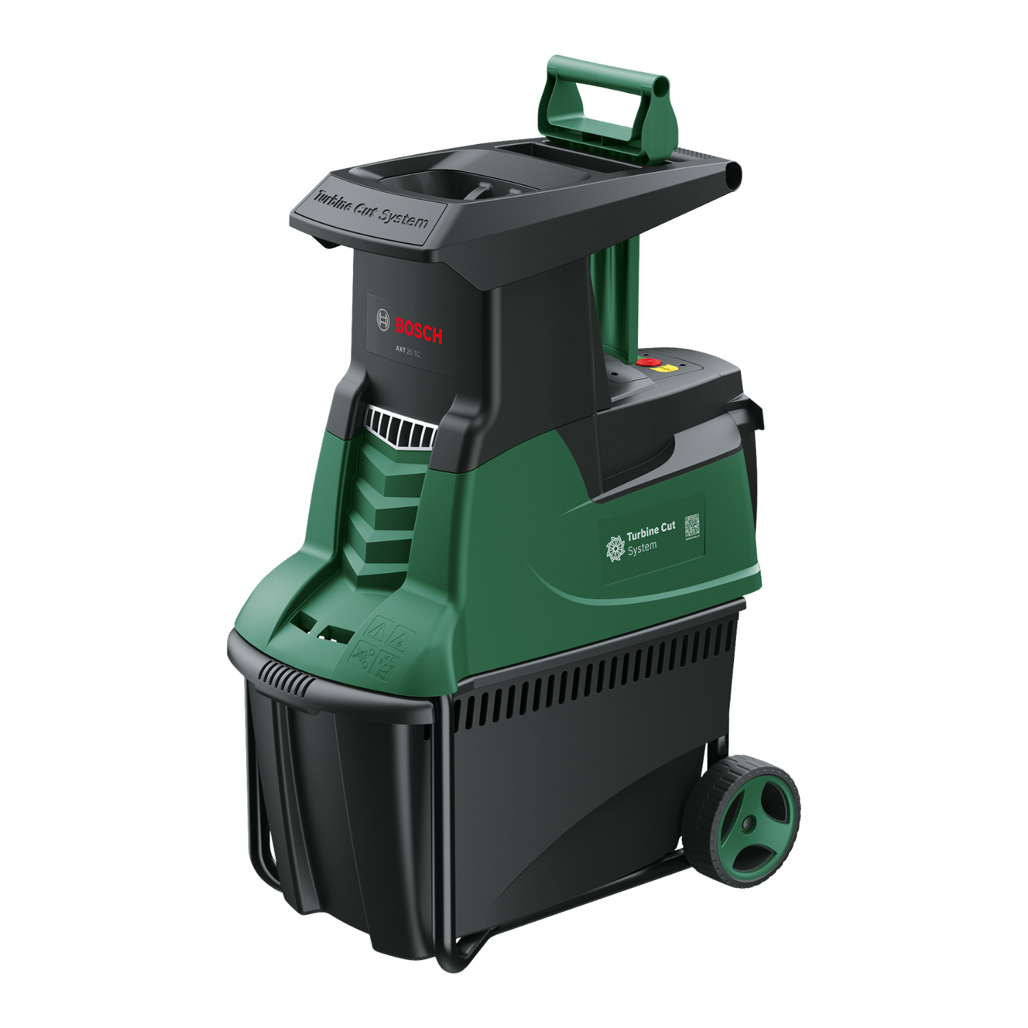BOSCH AXT 25 TC Turbinenhäcksler Leisehächsler Turbine-Cut-Technologie 060080330C DIY